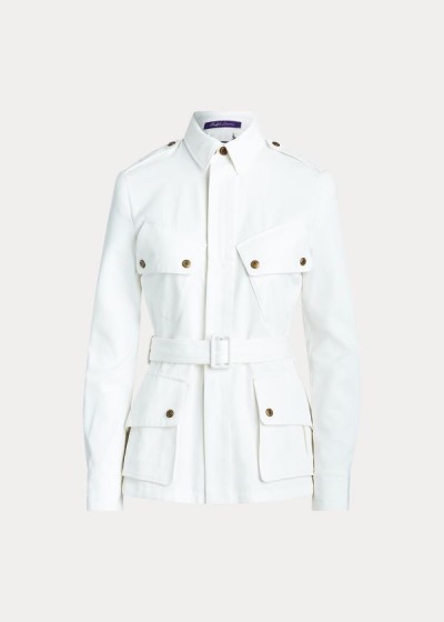 Women's Ralph Lauren Lydie Belted Canvas Jackets | 650892GEL